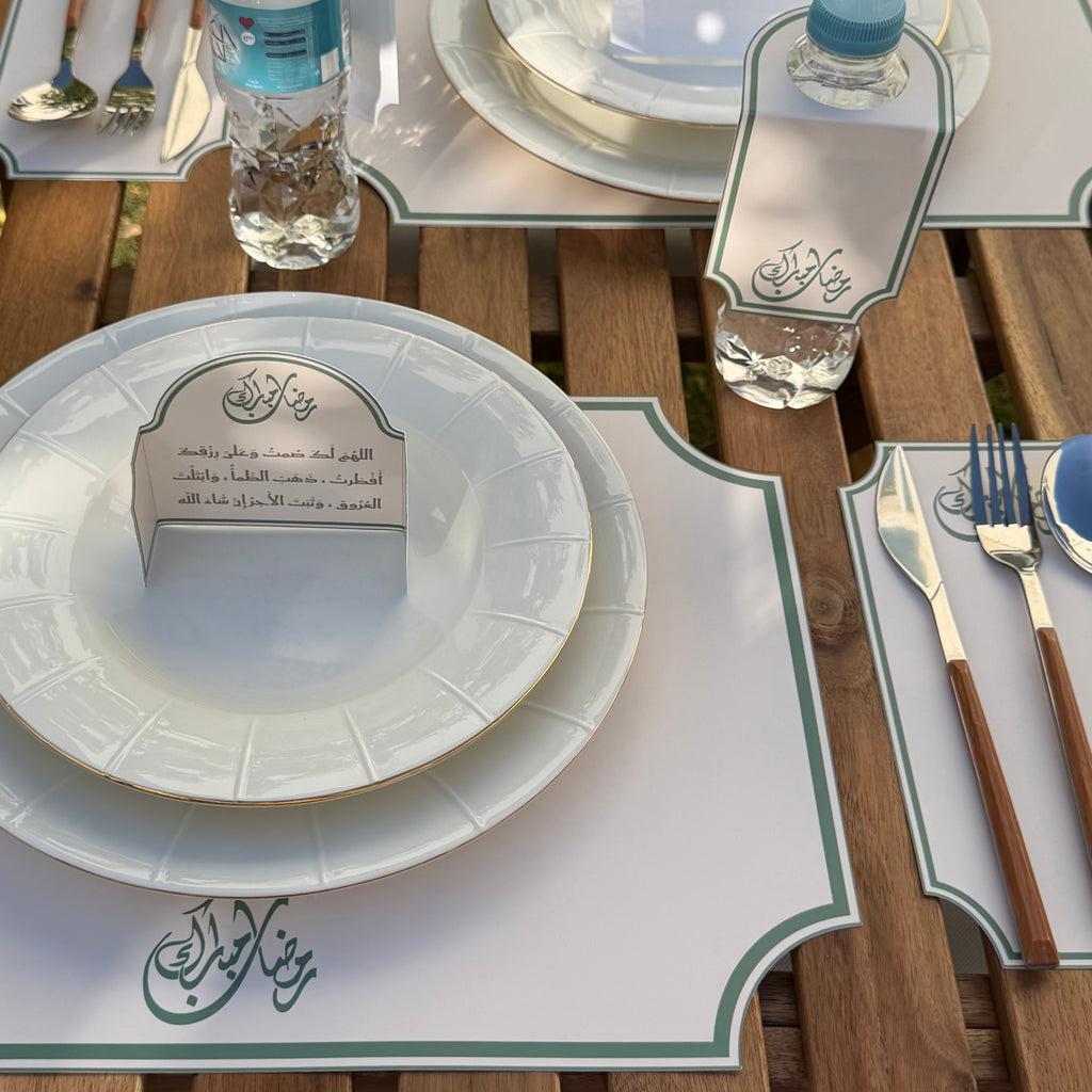 طقم مائدة - مجموعة رمضان 1 - 12 قطعة